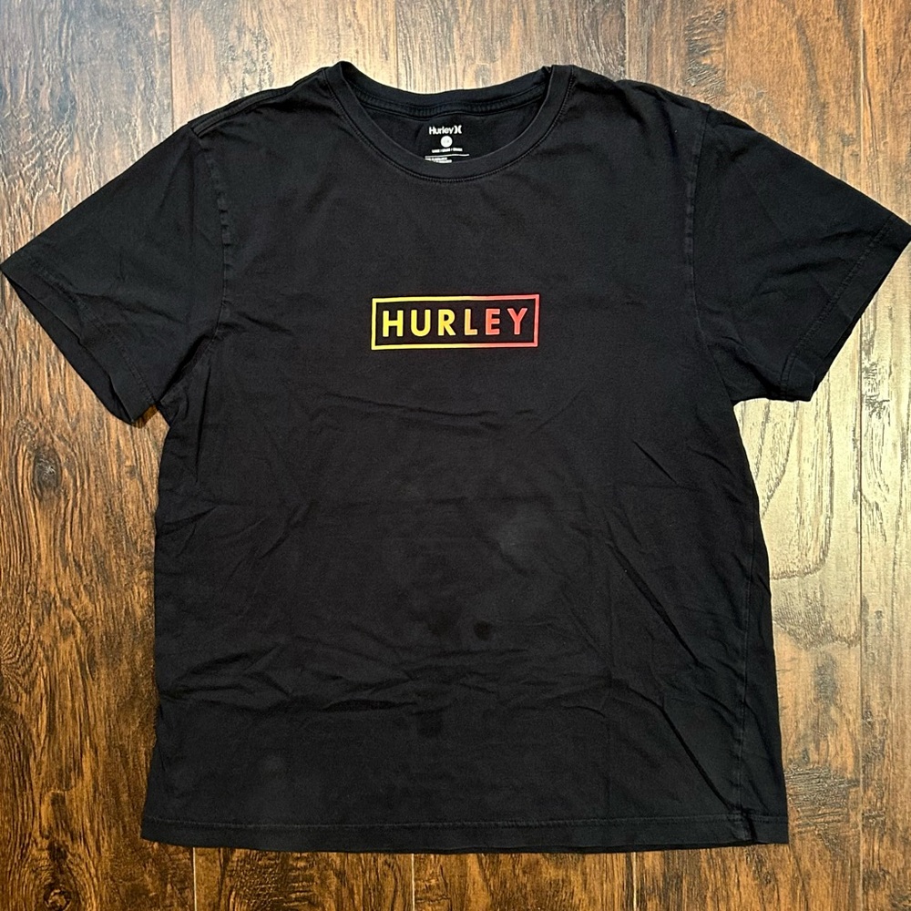 Hurley Black Fade Tee Shirt